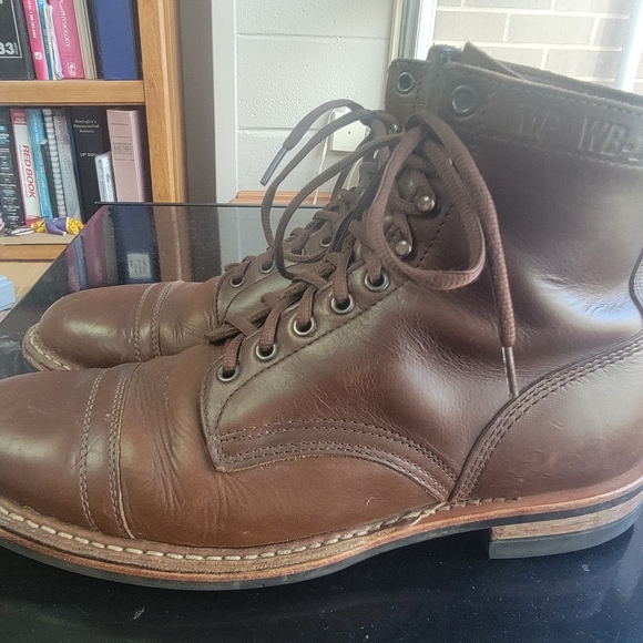 White's MP Sherman Service Boots British Tan Danite Sole 12D - Picture 5 of 10